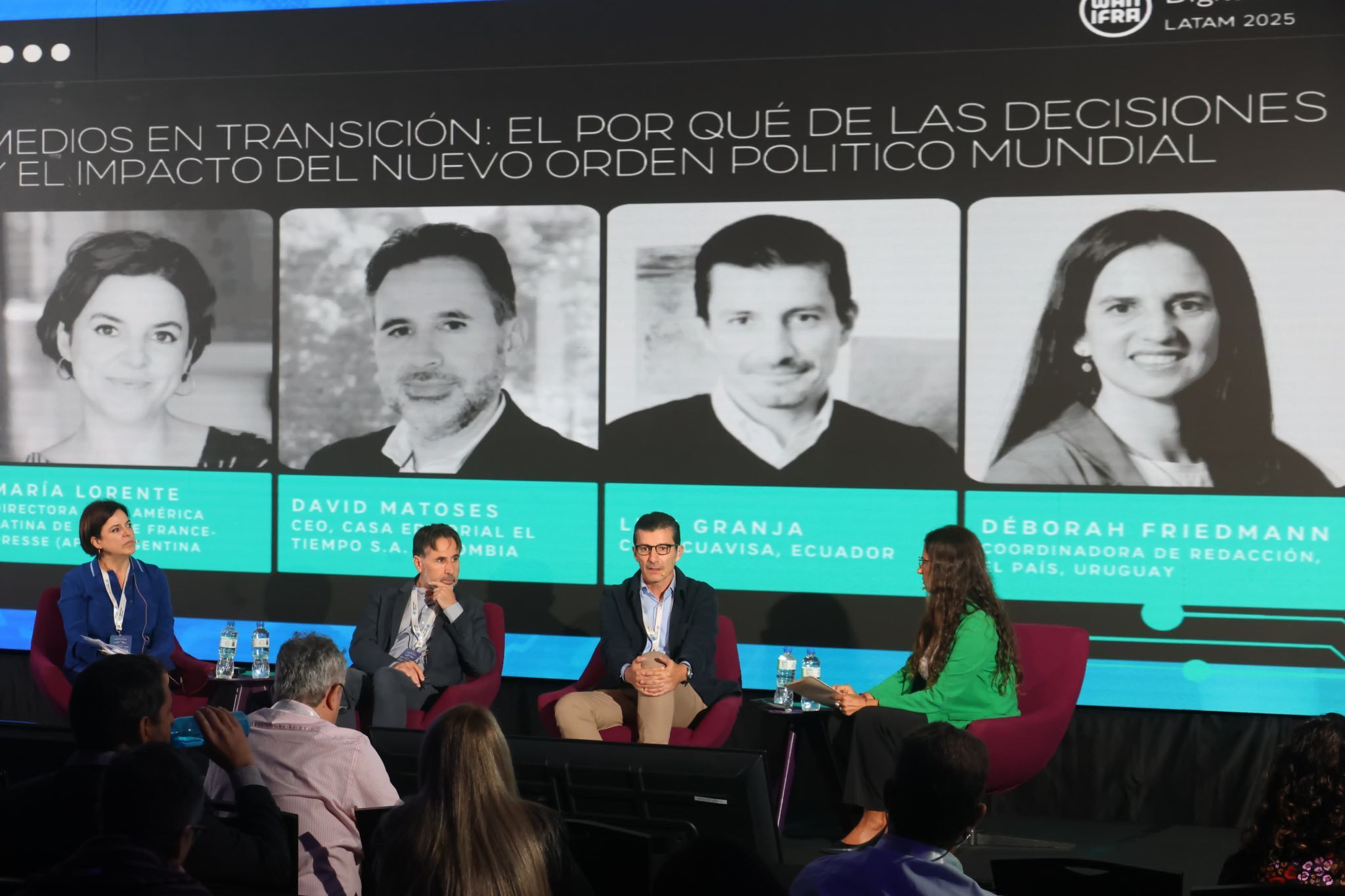 Maria Lorente à un panel lors du Digital Media LATAM 2025
